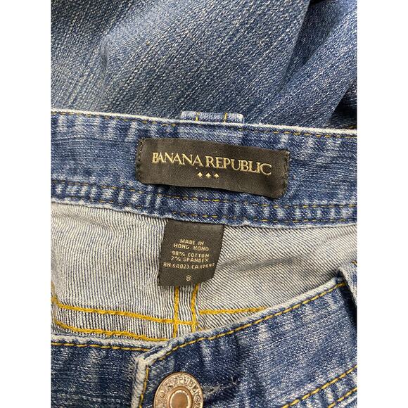Banana Republic Y2K Early‎ 00’s Low Rise Flare Leg Jeans Size 8 - Picture 3 of 12